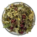 Фитосбор "Чистые сосуды и лимфа" в крафтовой упаковке из натуральных трав, изготовленный вручную с заботой.