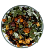 Ягідно-трав’яний чай Snow party, зимовий after ski чай із ягодами, травами та апельсиновою цедрою