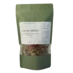 Strawberry Embrace is a natural herbal tea featuring wild strawberry leaves and berries, blackberries, and flower petals.